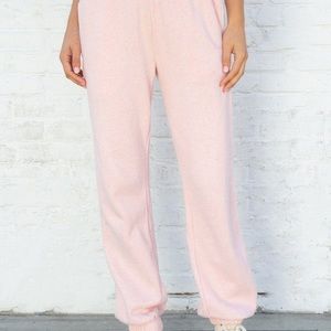 Brandy Melville Rosa Sweatpants in Heather Pink